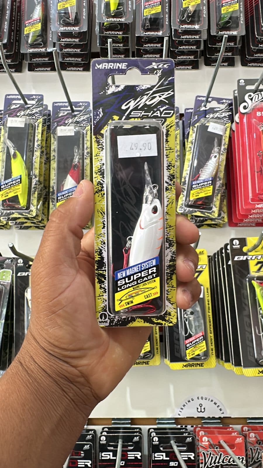 Imagem do produto Isca Artificial Raptor Shad 70 Marine Sports 7cm 8gr